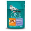 Purina ONE Coat & Hairball - 6 x 85 g con Pollo e Fagiolini