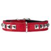 Collare per cani Hunter Rocky Petit rosso/nero - Tg. 27: circonferenza 20-24 cm x H 16 mm