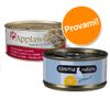 Set prova misto 24 x 70 g Applaws in Brodo + 6 x 70 g Cosma Nature - Petto di Pollo con Formaggio + Pacco misto