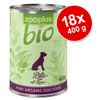 Set Risparmio! zooplus Bio 18 x 400 g - Anatra con Patate dolci & Zucchine (senza cereali)