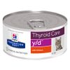 Hill's Prescription Diet y/d Thyroid Care umido per gatti - Set %: 24 x 156 g