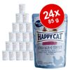 Happy Cat Buste All Meat 24 x 85 g - Sterilised Pollo e Trota