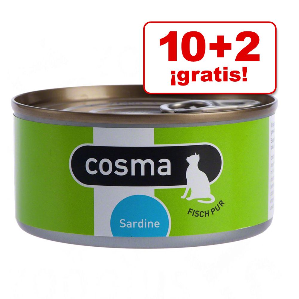 Image of Cosma 12 x 170 g en oferta: 10 + 2 ¡gratis! - Original en gelatina: Atún 04260077049173