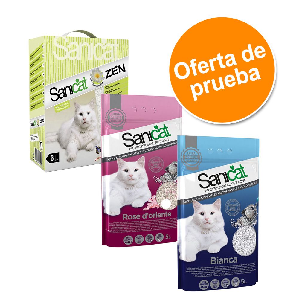 Image of Arena Sanicat: 3 variedades diferentes - Pack de prueba - Pack mixto (16 l) 08710673003216