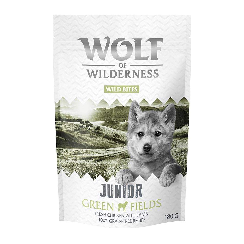 180g Wild Bites Junior Kalb Wolf of Wilderness Hundesnack