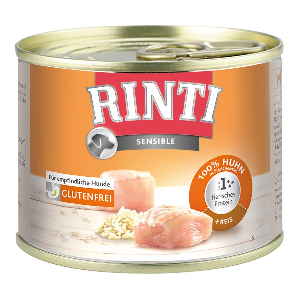 RINTI Sensible 6 x 185 g - Pui și orez