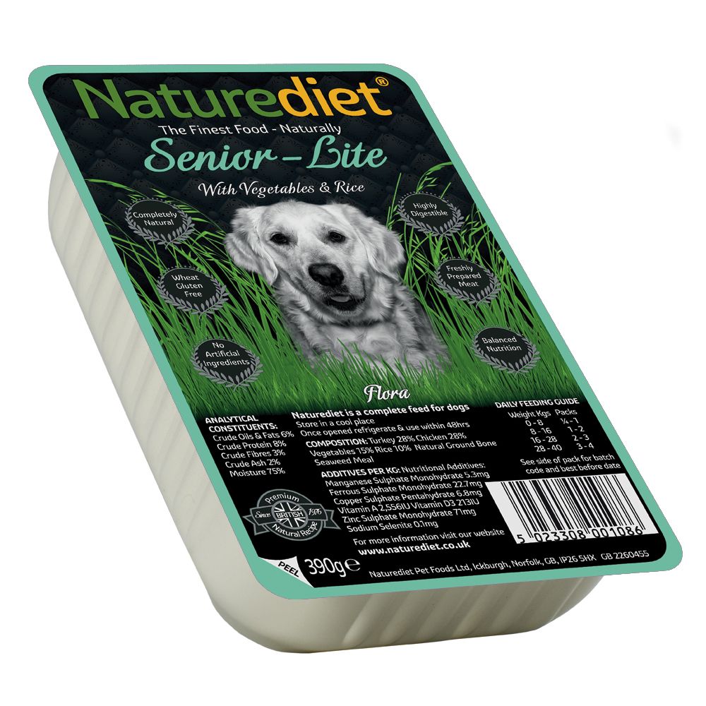 Image of Naturediet Senior/Lite 18 x 390 g - Pavo y pollo 05023308001086