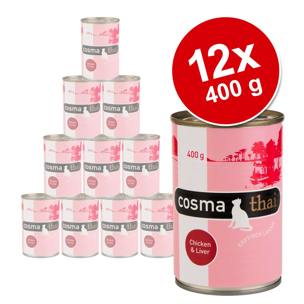 Image of Cosma Thai en gelatina 12 x 400 g - Pack Ahorro - Pack mixto 04260077043997