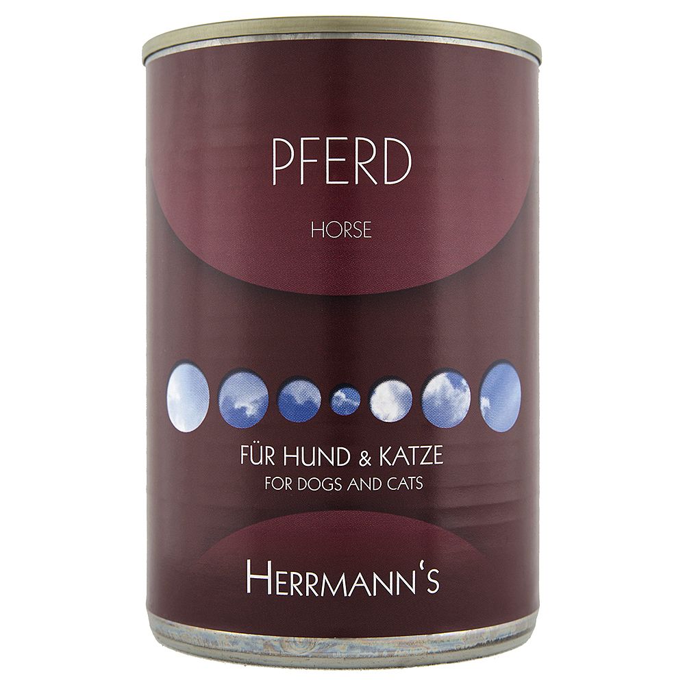 Image of Herrmanns Carne pura 6 x 400 g - Caballo puro 04047459001062