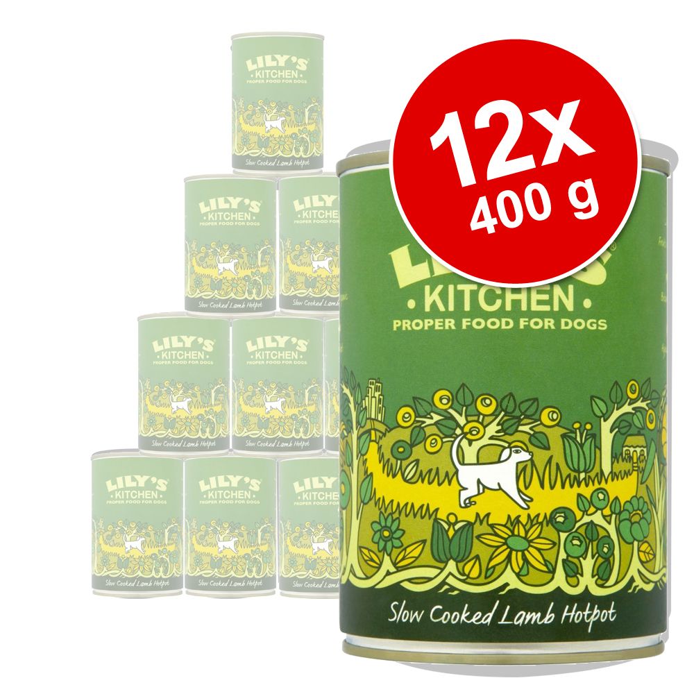 Image of Lily´s Kitchen 12 x 400 g - Pack Ahorro - Cena con pollo para cachorros 05060184240833