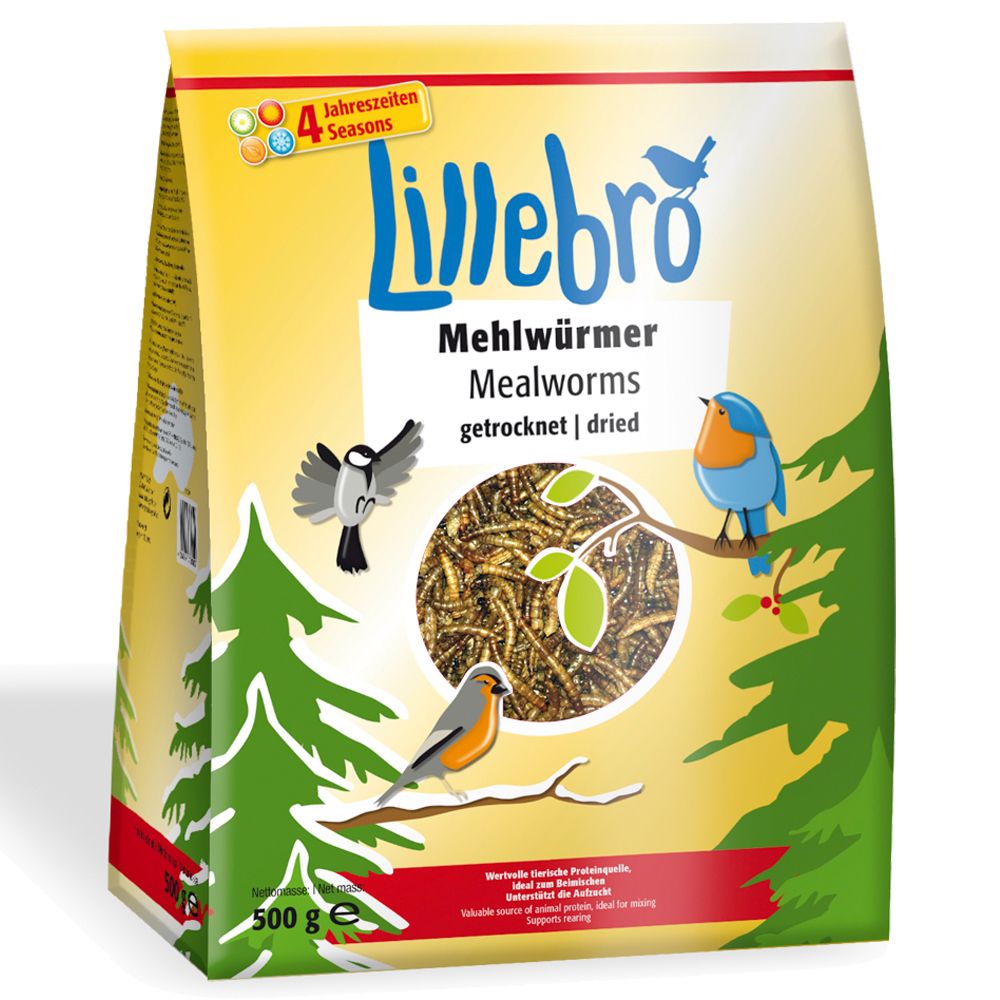 500g Lillebro Viermi de făină uscați