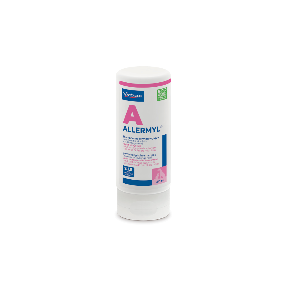 2x 250ml Virbac Allermyl Shampoo für Katzen und Hunde