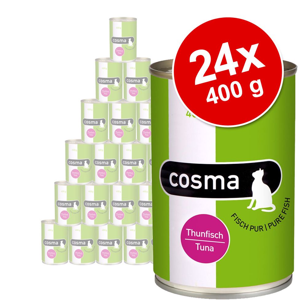 Lot Cosma Original en gelée 24 x 400 g pour chat - thon