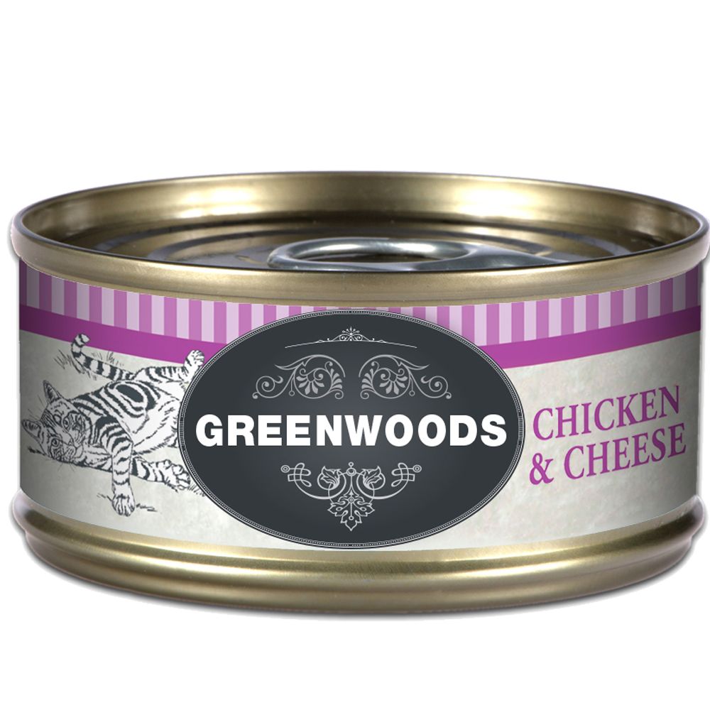 Greenwoods Adult, filet z kurczaka i ser  6 x 70 g