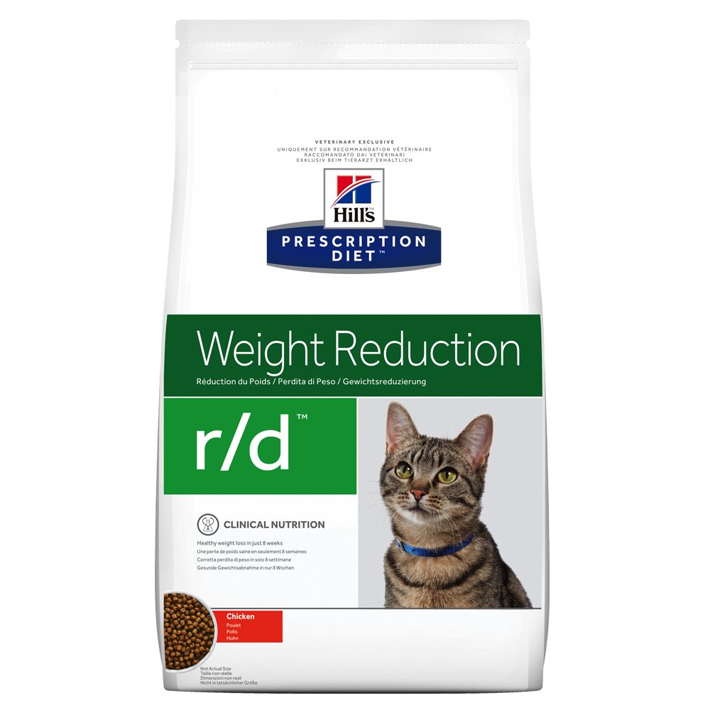 1,5kg r/d Weight Reduction poulet Hill's Prescription Diet - Croquettes pour Chat