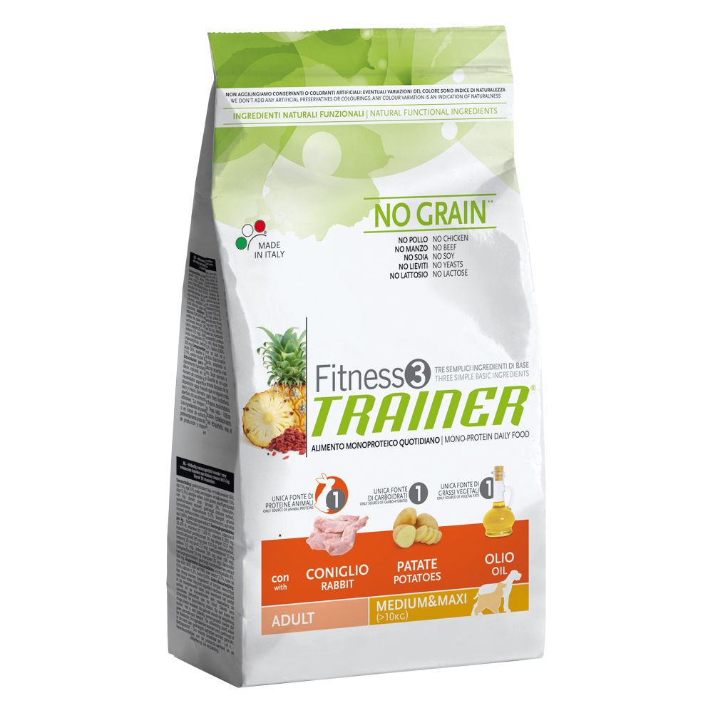Image of Trainer Fitness 3 Adult Medium/Maxi con conejo y patatas - 12,5 kg 08059149035765