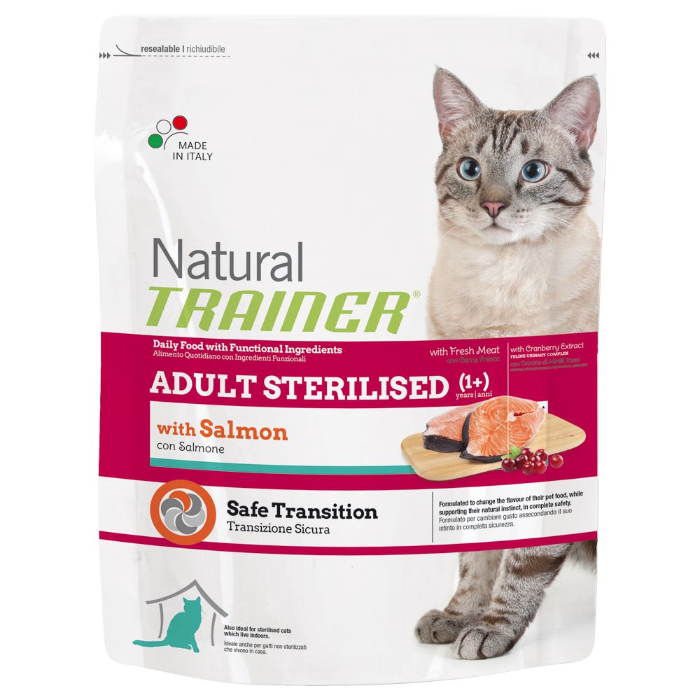 Image of Trainer Natural Sterilised con salmón - 3 kg 08059149029849