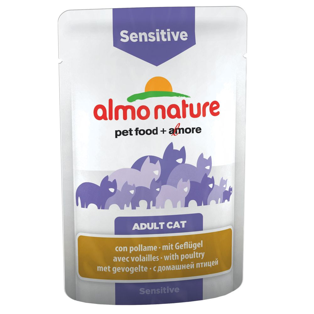 Almo Nature Sensitive w saszetkach, 6 x 70 g  Kurczak