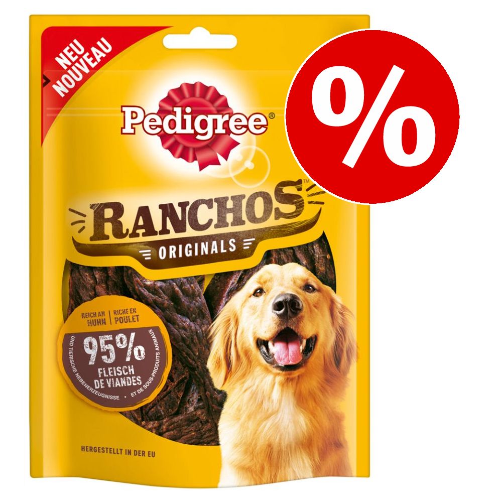 3 x 70 g Pedigree Ranchos Originals zum Sonderpreis! - Huhn