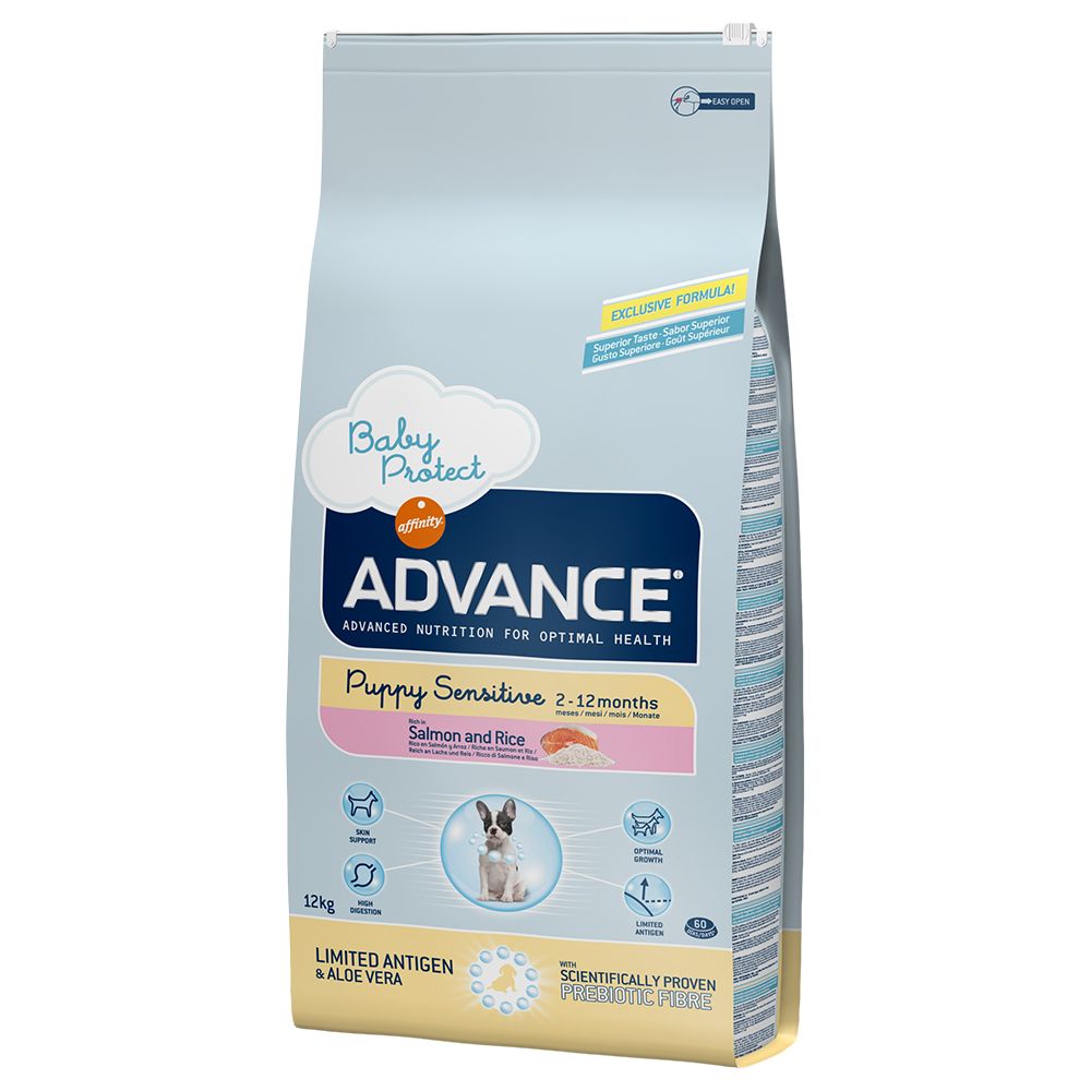 Image of Advance Puppy Sensitive salmón y arroz - 2 x 12 kg - Pack Ahorro 08410650009353