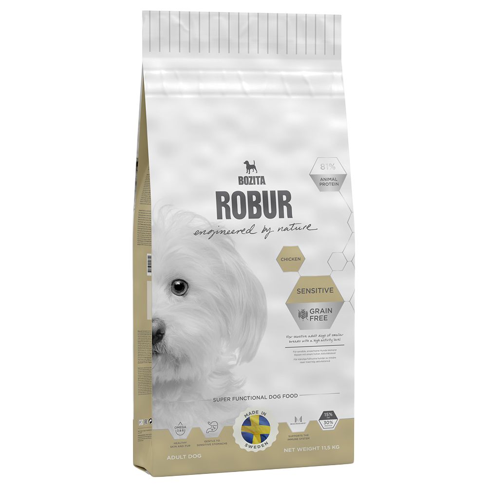 Image of Bozita Robur Sensitive sin cereales con pollo - 11,5 kg 07311030241312