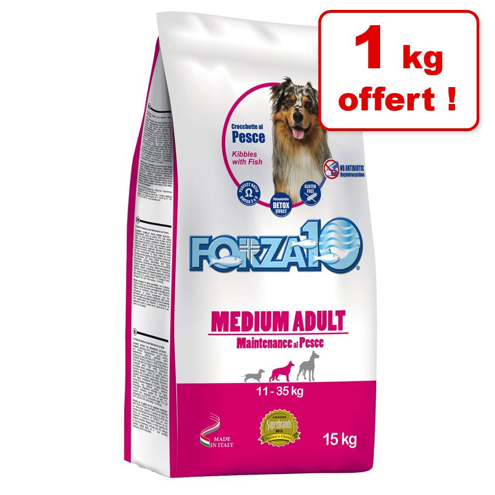 15kg Light, thon, riz Maintenance Forza10 Croquettes pour chien