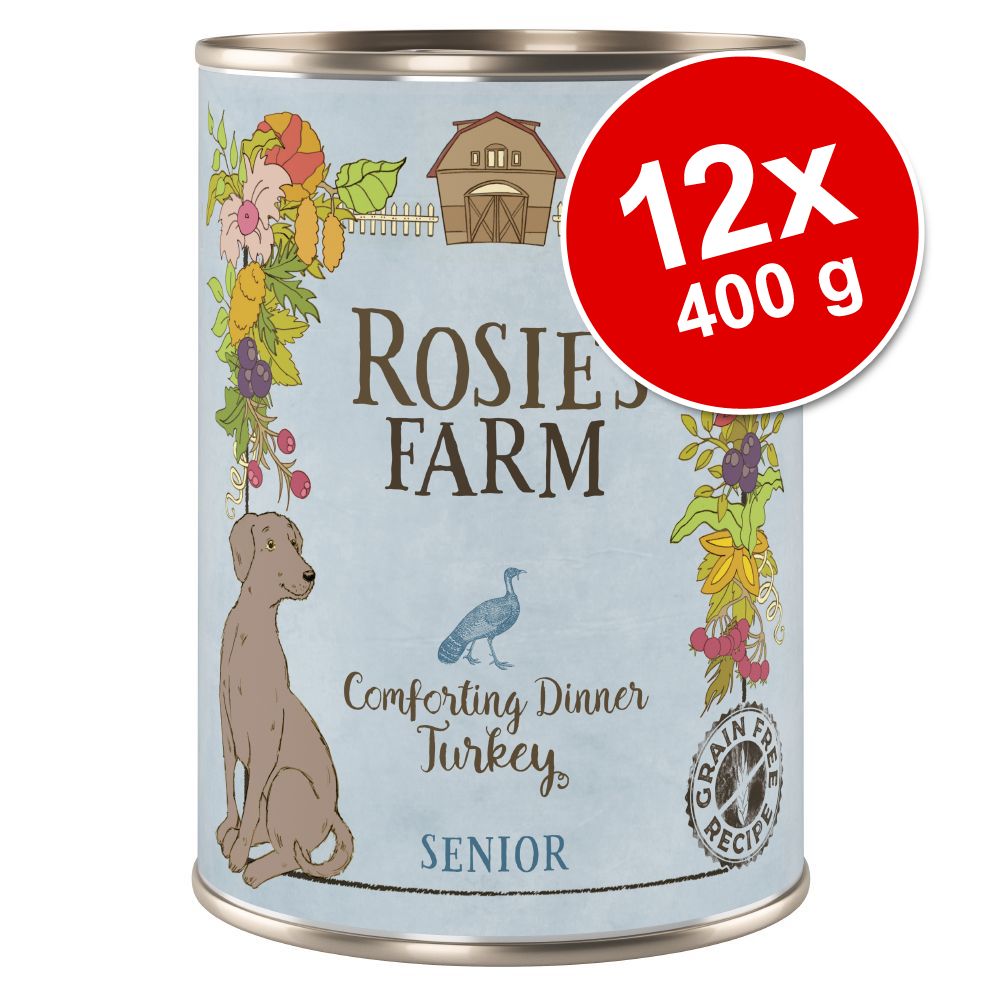 12x400g Curcan Rosie's Farm Senior pentru câini