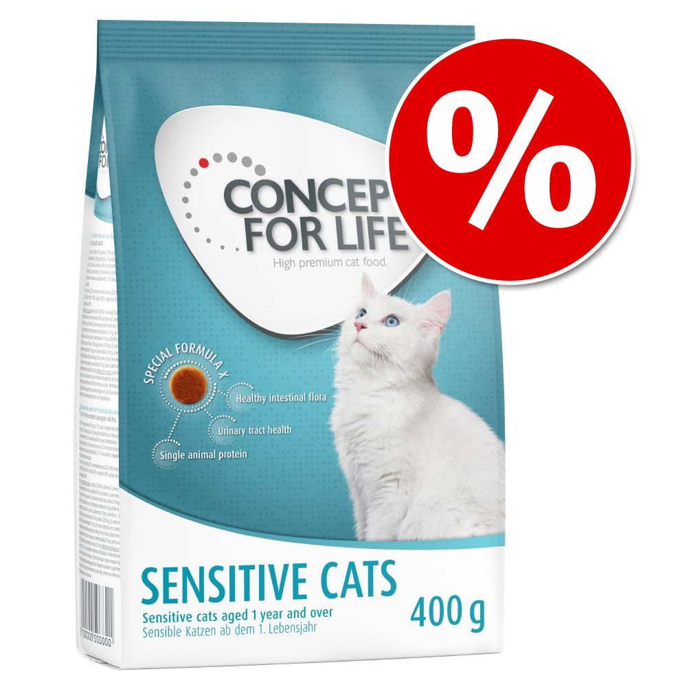 Image of Concept for Life 400 g pienso para gatos ¡a mitad de precio! - All Cats 10+ 04260358512297