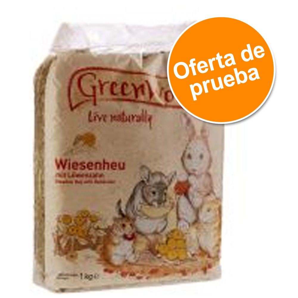 Image of Heno de pradera Greenwoods - Pack de prueba - Pack de prueba con los tres tipos (3 kg) 04260077041559