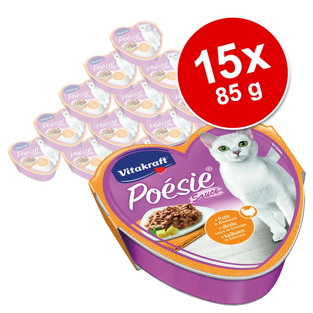 Vitakraft Poesie 15 x 85 g - Seelachs mit Pasta & Tomate in Sauce Vitakraft Poesie 15 x 85 g - Seelachs mit Pasta & Tomate in Sauce