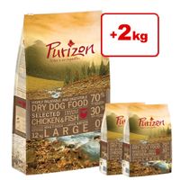 Tilaa 12 kg + 2 kg kaupan päälle! Purizon-kuivaruoka koirille Adult Chicken & Fish