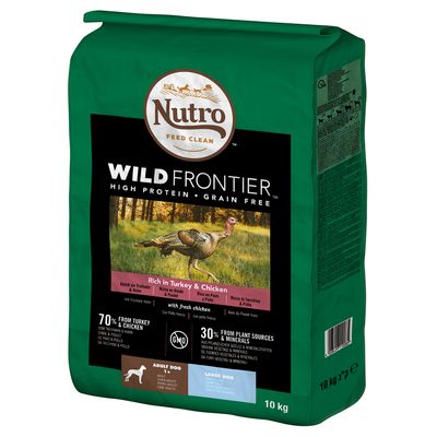 - Nutro Wild Frontier Hund Adult Large Truthahn & Huhn Nutro Wild Frontier Hund Adult Large Truthahn & Huhn