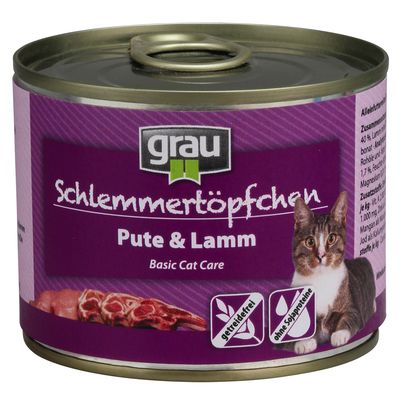 - Grau Schlemmertopf getreidefrei Probiermix 6 x 200 g Grau Schlemmertopf getreidefrei Probiermix 6 x 200 g