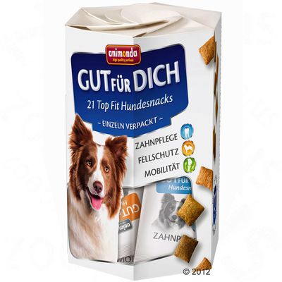 Animonda ”Gut fr dich” Snackbox – 21 kpl (7 x hammashoito, 7 x turkinhoito, 7 x nivelhoito)