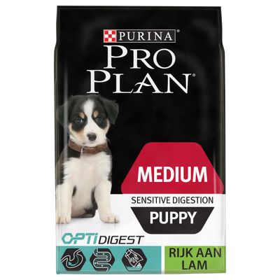 Pro Plan Medium Puppy Optidigest Kip Rijst 12 Kg pro plan kopen in de aanbieding