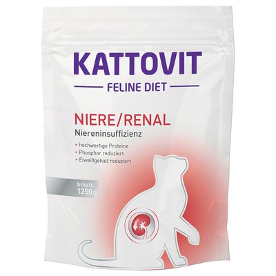- Kattovit Niere/Renal (Niereninsuffizienz) Trockenfutter Kattovit Niere/Renal (Niereninsuffizienz) Trockenfutter