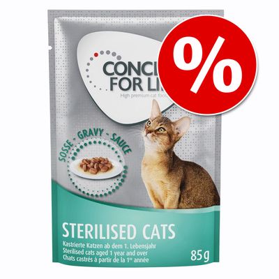 15 Op 12 X 85 G Concept For Life Kattenvoer Sterilised Cats In Gelei concept for life kopen in de aanbieding