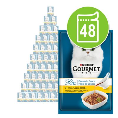 Gourmet Perle Sauce Delight Kattenvoer 48 X 85 G Tonijn In Een Saus Met Zeevruchten gourmet kopen in de aanbieding Gourmet Perle Sauce Delight Kattenvoer 48 X 85 G Tonijn In Een Saus Met Zeevruchten gourmet kopen in de aanbieding