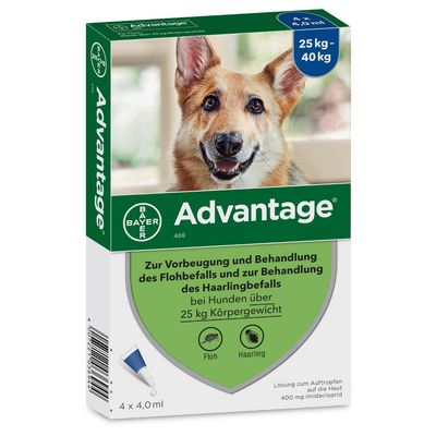 - Advantage® 400 für Hunde Advantage® 400 für Hunde