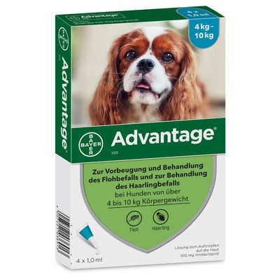 - Advantage® 100 für Hunde Advantage® 100 für Hunde