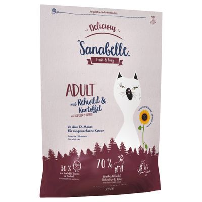 - Sanabelle Delicious Adult mit Rehwild & Kartoffel Sanabelle Delicious Adult mit Rehwild & Kartoffel