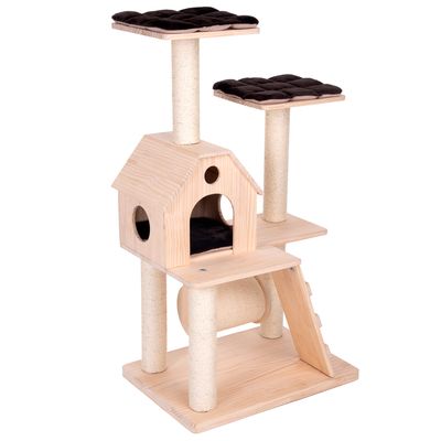 Zooplus Exclusive Kattenhuisje Kittys Home Creme zooplus exclusive kopen in de aanbieding