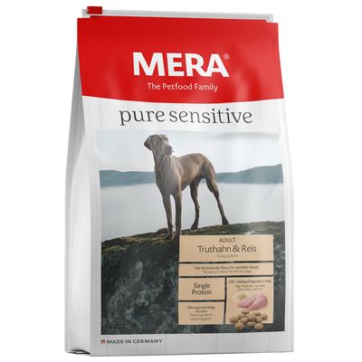 Mera Pure Sensitive Kalkoen Rijst 125 Kg meradog pure sensitive kopen in de aanbieding
