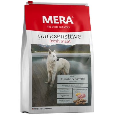 Image of MERA pure sensitive fresh meat Truthahn & Kartoffel getreidefrei - 12,5 kg