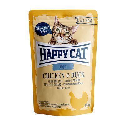 - Happy Cat Pouch All Meat 12 x 85 g Happy Cat Pouch All Meat 12 x 85 g