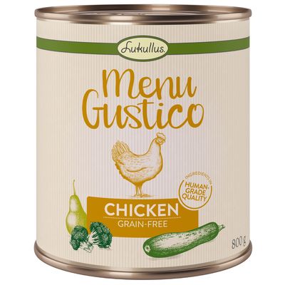 - Lukullus "Menu Gustico" - Huhn mit Brokkoli, Zucchini und Birne Lukullus "Menu Gustico" - Huhn mit Brokkoli, Zucchini und Birne