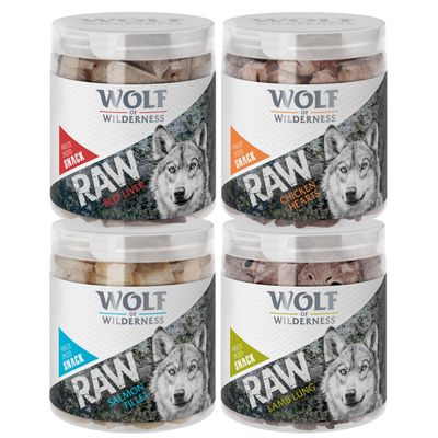 - Sparpaket Wolf of Wilderness - Gefriergetrocknete Premium-Snacks Sparpaket Wolf of Wilderness - Gefriergetrocknete Premium-Snacks