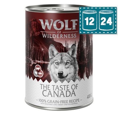 - Sparpaket Wolf of Wilderness "The Taste of Canada" Sparpaket Wolf of Wilderness "The Taste of Canada"
