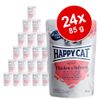 Happy Cat Buste Meat in Sauce 24 x 85 g - Agnello e Fegato