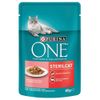 Purina ONE Sterilized - 24 x 85 g con Salmone e Carote